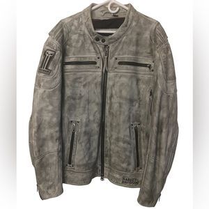 HARLEY DAVIDSON Mens Leather jacket. Rare find. GREAT looking piece. 3xl